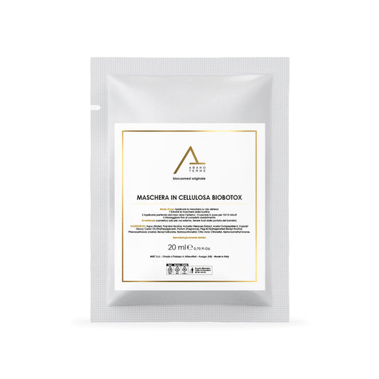 Maschera in cellulosa biobotox 20 ml.